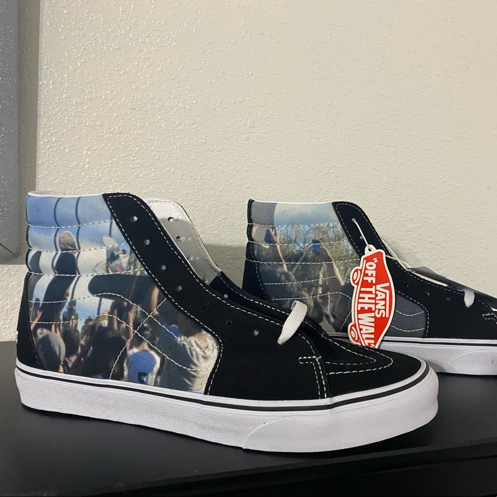 Vans Sk8-Hi X Frances Stark Moca Collection Poets on the Pyre Mens Size 9